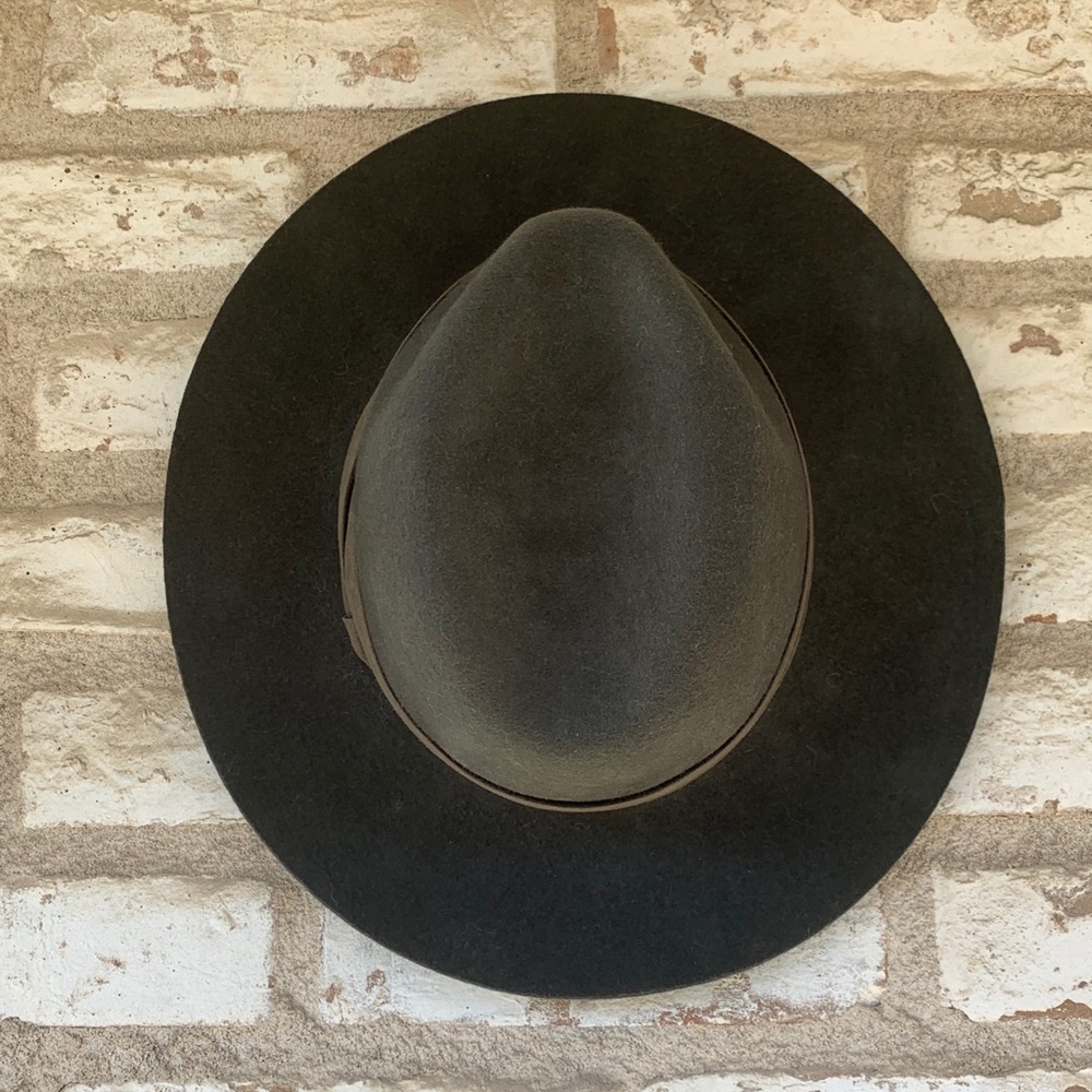 100% Wool Green Rancher Hat
